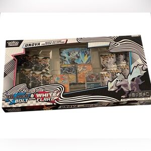 Pokemon Black & White Flare Trading Card Set - Black, White, Blue
